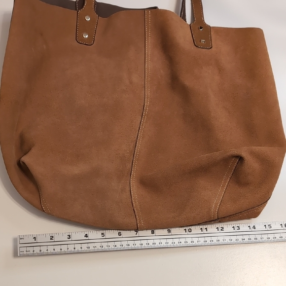 J. McLaughlin Brown Suede Tote Bag - Picture 8 of 10
